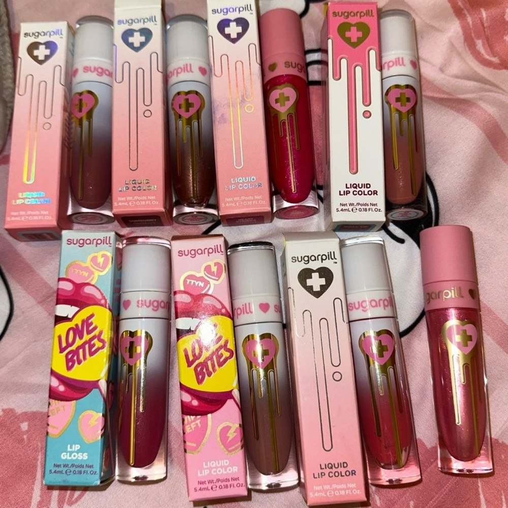 Sugarpill Liquid Lip Color Set Bundle